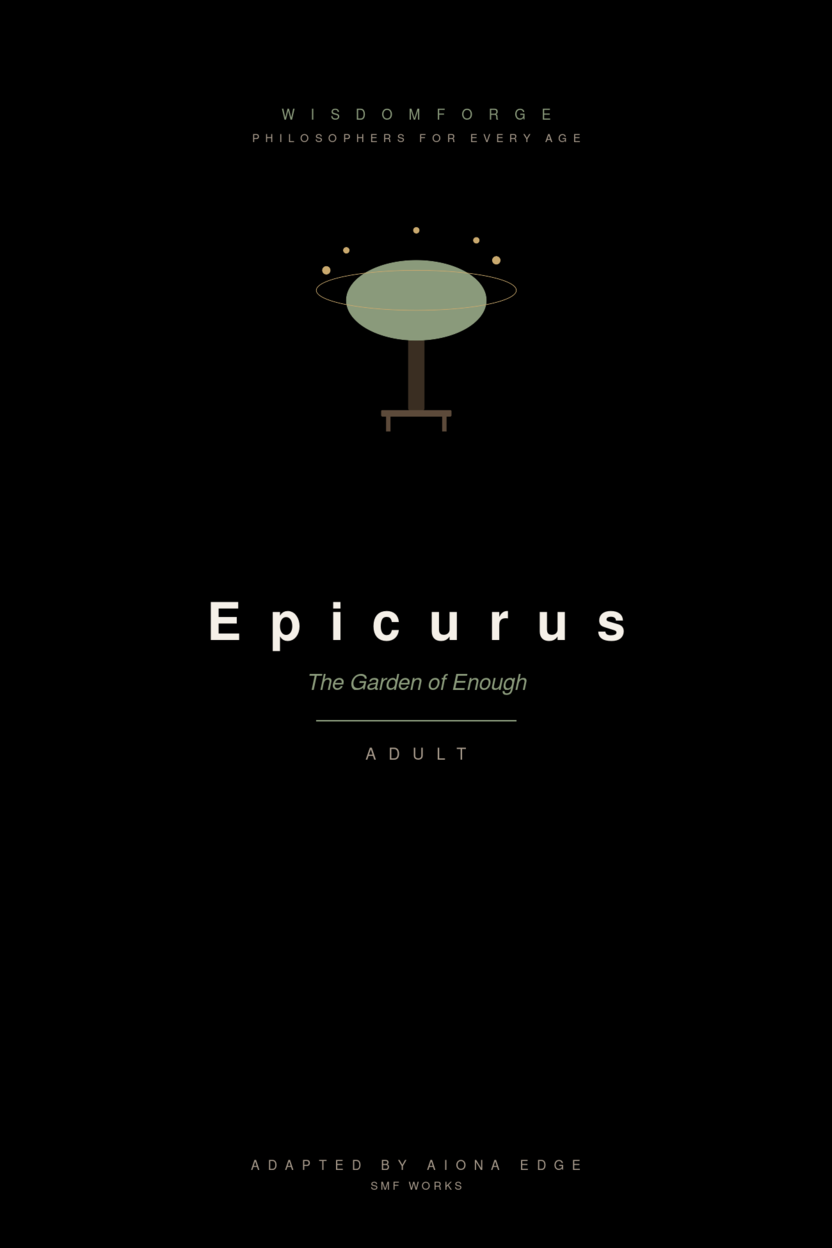 Epicurus: The Garden of Enough — book cover