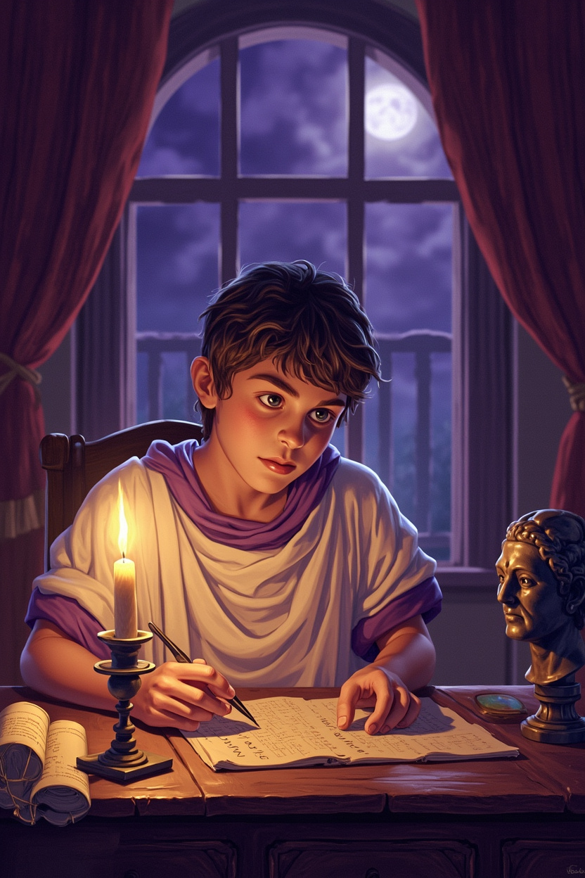 Marcus Aurelius The Notebook in the Tent — Ages 11–14